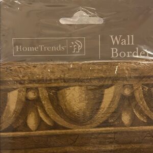 HomeTrends Elegant Brown Wall Border